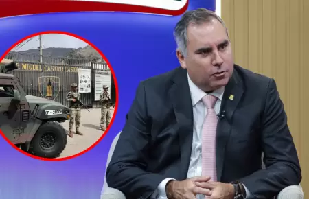 Rafael Bela�nde explica el rol de las FF. AA. en los centros penitenciarios