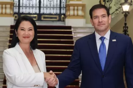 Secretario de Estado, Marco Rubio, mostr� su apoyo a Keiko Fujimori durante su g