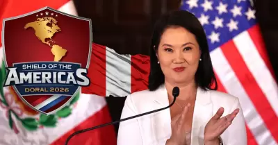 Keiko anunci� la inclusi�n del Per� al Escudo.