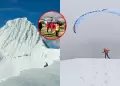 �ncash: hallan sin vida a turista franc�s tras desaparecer durante un vuelo en parapente en el nevado Alpamayo