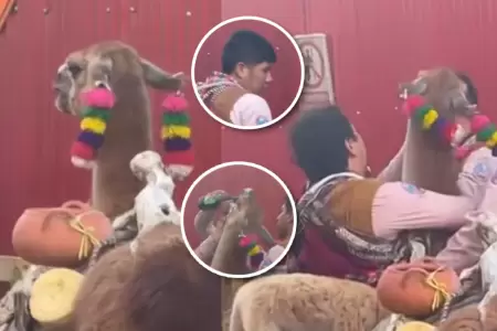 Video muestra momento durante celebraci�n cusque�a.