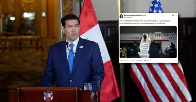 Rubio destac� al Per�.