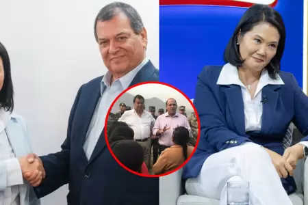 Keiko Fujimori tras reunirse con Jorge Nieto por posibles efectos del fen�meno E