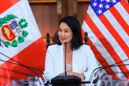 Keiko Fujimori solicita su primer viaje como presidenta.