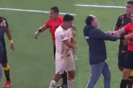Dirigente de UTC agredi� al �rbitro tras desacuerdos.