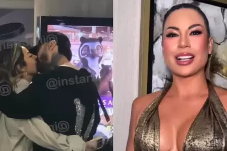 Pamela L�pez se siente feliz de su relaci�n con Franco Portales