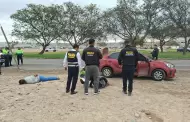 Dos detenidos son investigados por robo y placas adulteradas tras persecución policial
