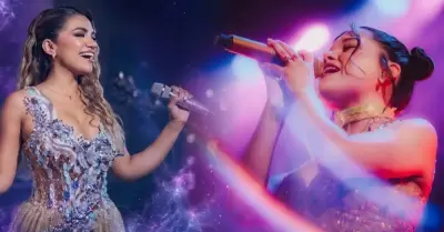 Naldy Salda�a anuncia a Briela Cirilo en su concierto