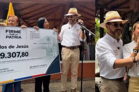 Presidente de Colombia dona su primer salario