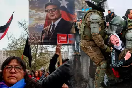Protestas en Chile dejaron cientos de detenidos.