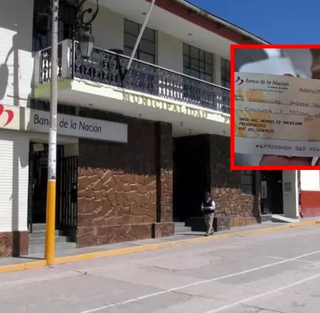 Extrabajador del Banco de la Naci�n recibe 10 a�os de prisi�n por cobrar 53 cheq