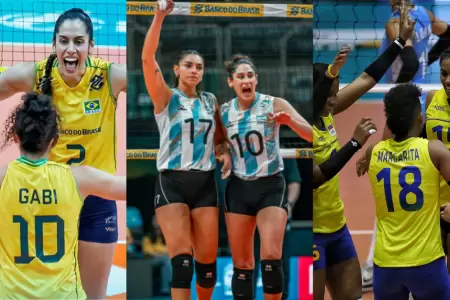 Brasil, Argentina y Colombia clasifican al Mundial de V�ley 2027