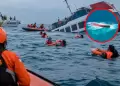 Tragedia en Indonesia: volcadura de un barco deja 6 muertos y m�s de 100 desaparecidos en medio del mar