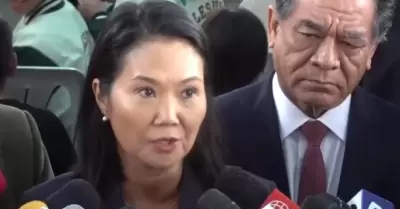 Keiko Fujimori se pronuncia por las facultades legislativas