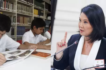 Keiko Fujimori anuncia que todos los colegios del Per� estar�n interconectados