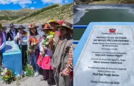 Keiko Fujimori inaugura Sistema de Riego para impulsar la producción agropecuaria en Paccaritambo
