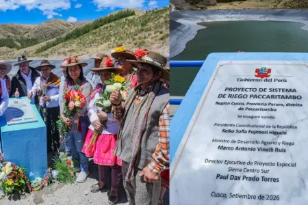 Keiko Fujimori inaugura Sistema de Riegopara impulsar la producci�n agropecuaria