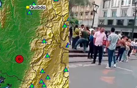 Ciudadanos en Choc� salieron alarmados.