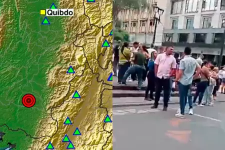 Ciudadanos en Choc� salieron alarmados.