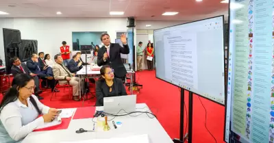 JNE realiz� sorteo para los debates a la alcald�a de Lima.