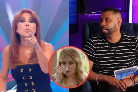 Magaly chanca a Edson D�vila por negar que Gisela fue su madrina