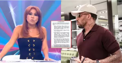 Jefferson Farf�n exige rectificaci�n a Magaly por vincularlo con amenazas