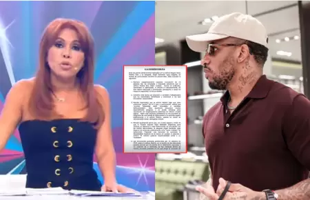 Jefferson Farf�n exige rectificaci�n a Magaly por vincularlo con amenazas