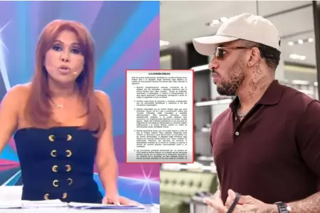 Jefferson Farf�n exige rectificaci�n a Magaly por vincularlo con amenazas