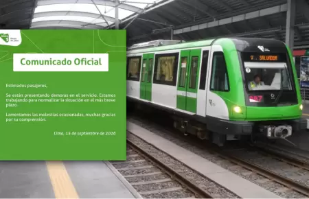 Demoras en tren