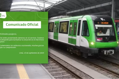 Demoras en tren
