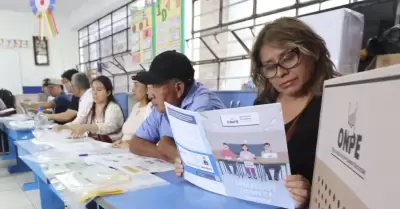 Miembros de mesa recibir�n primera capacitaci�n
