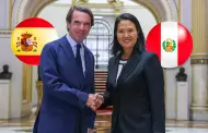 Presidenta Keiko Fujimori se ruine con expresidente de Espa�a y afianza relaciones con el pa�s europeo