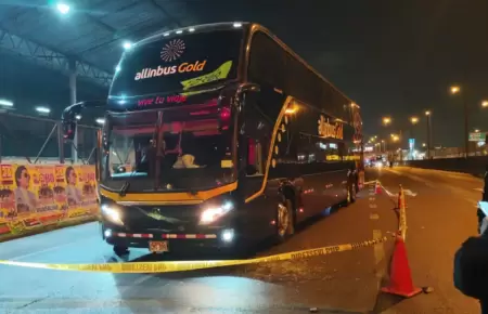 Atacan a balazos a chofer de bus de la empresa Allinbus