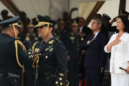 Ceremonia de relevo de la PNP