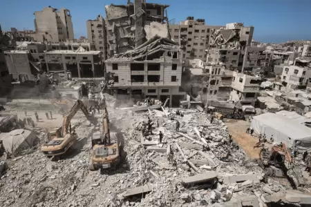 20 muertos y 60 desaparecidos por derrumbe de edificio bombardeado en Gaza