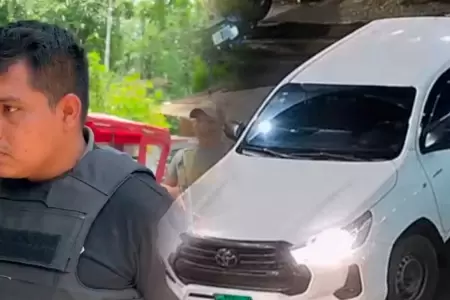 Polic�a detuvo a propietario de camioneta.