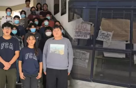 Alumnos toman facultad de la UNMSM