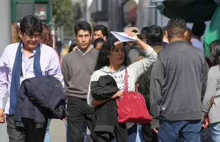 Senamhi alerta incremento en la sensaci�n t�rmica