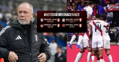 Lista de convocados de la Selecci�n Peruana para los amistosos de la Fecha FIFA