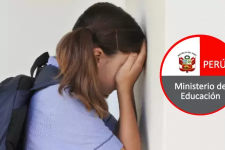 Minedu registr� en lo que va 2026 m�s de 11 mil reportes de violencia escolar