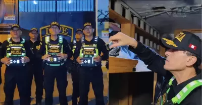 Comandante general PNP, Fredy L�pez lidera operativo en penales