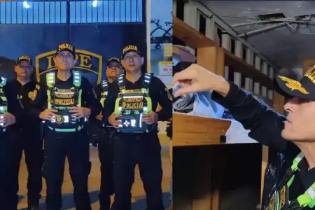 Comandante general PNP, Fredy L�pez lidera operativo en penales