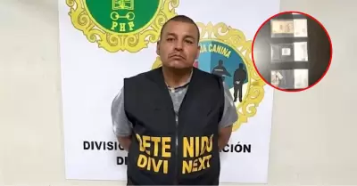 PNP captura a delincuentes.