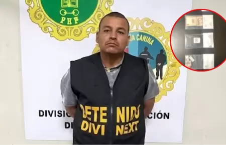 PNP captura a delincuentes.