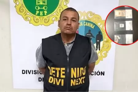 PNP captura a delincuentes.