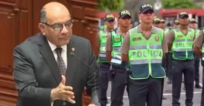 Ministro del Interior respondi� a los cuestionamientos.