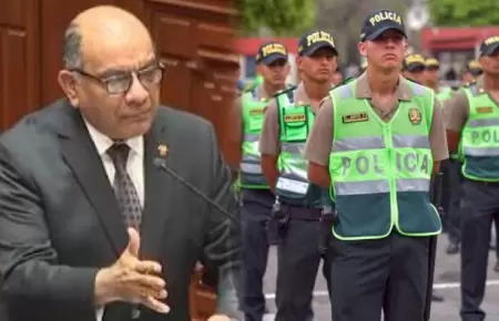 Ministro del Interior respondi� a los cuestionamientos.