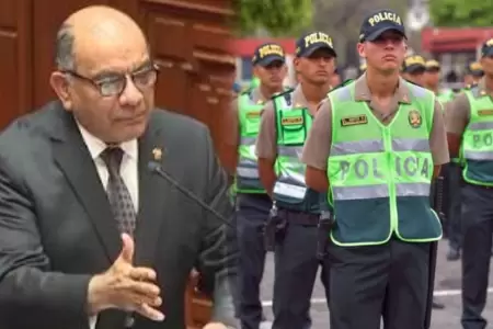 Ministro del Interior respondi� a los cuestionamientos.