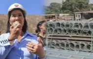 Fenómeno El Niño: Keiko Fujimori anuncia colocación de 12 geomallas halladas en almacén de Santa Eulalia