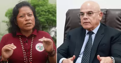 Lideresa Awaj�n rechaza expresiones de ministro de Justicia
